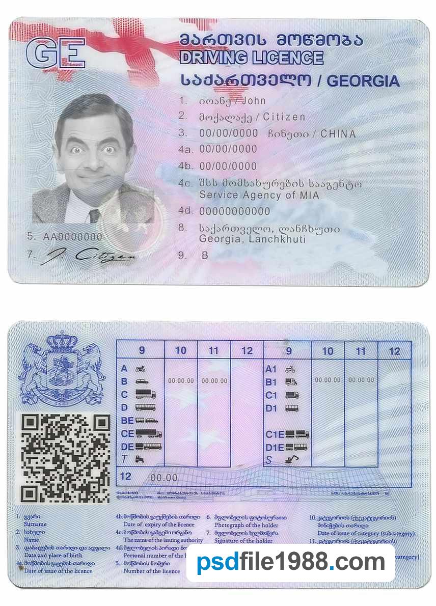 Georgia Driving License